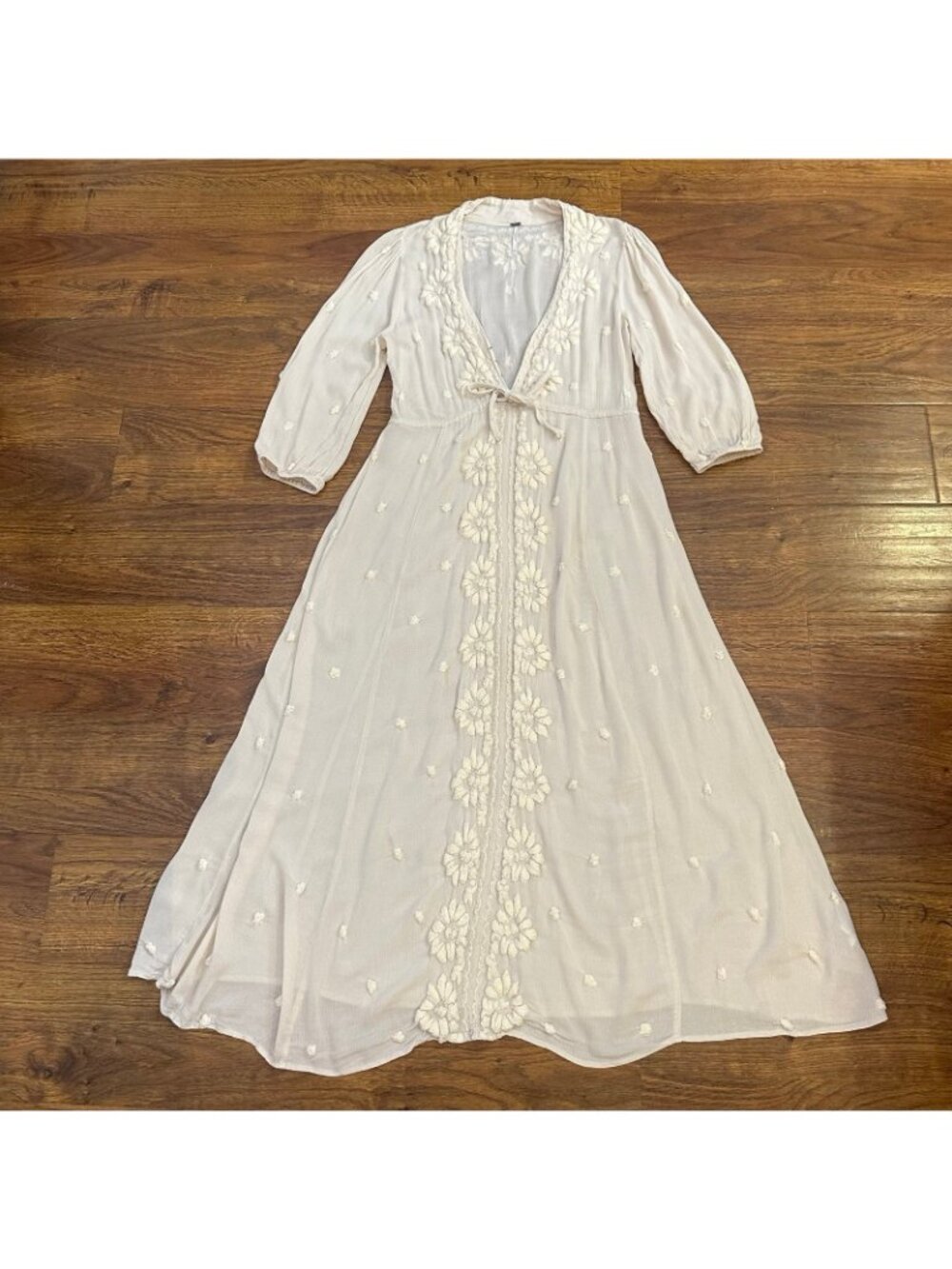 Free People Embroidered Fable Midi Dress - Picture 5 of 12